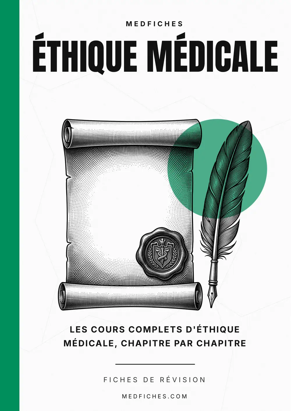 Couverture du manuel : Éthique médicale