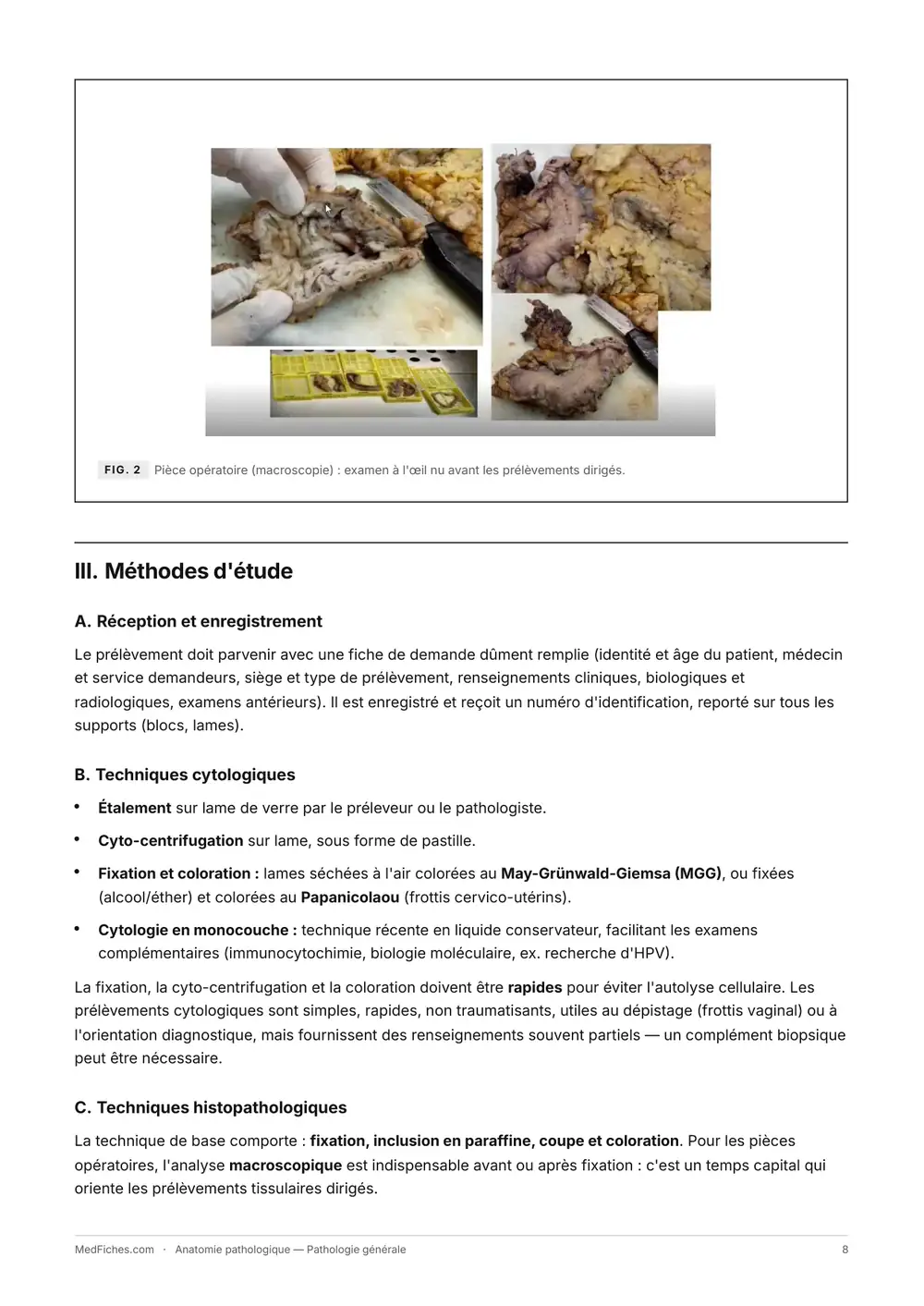 Anatomie pathologique, Pathologie générale, page 4