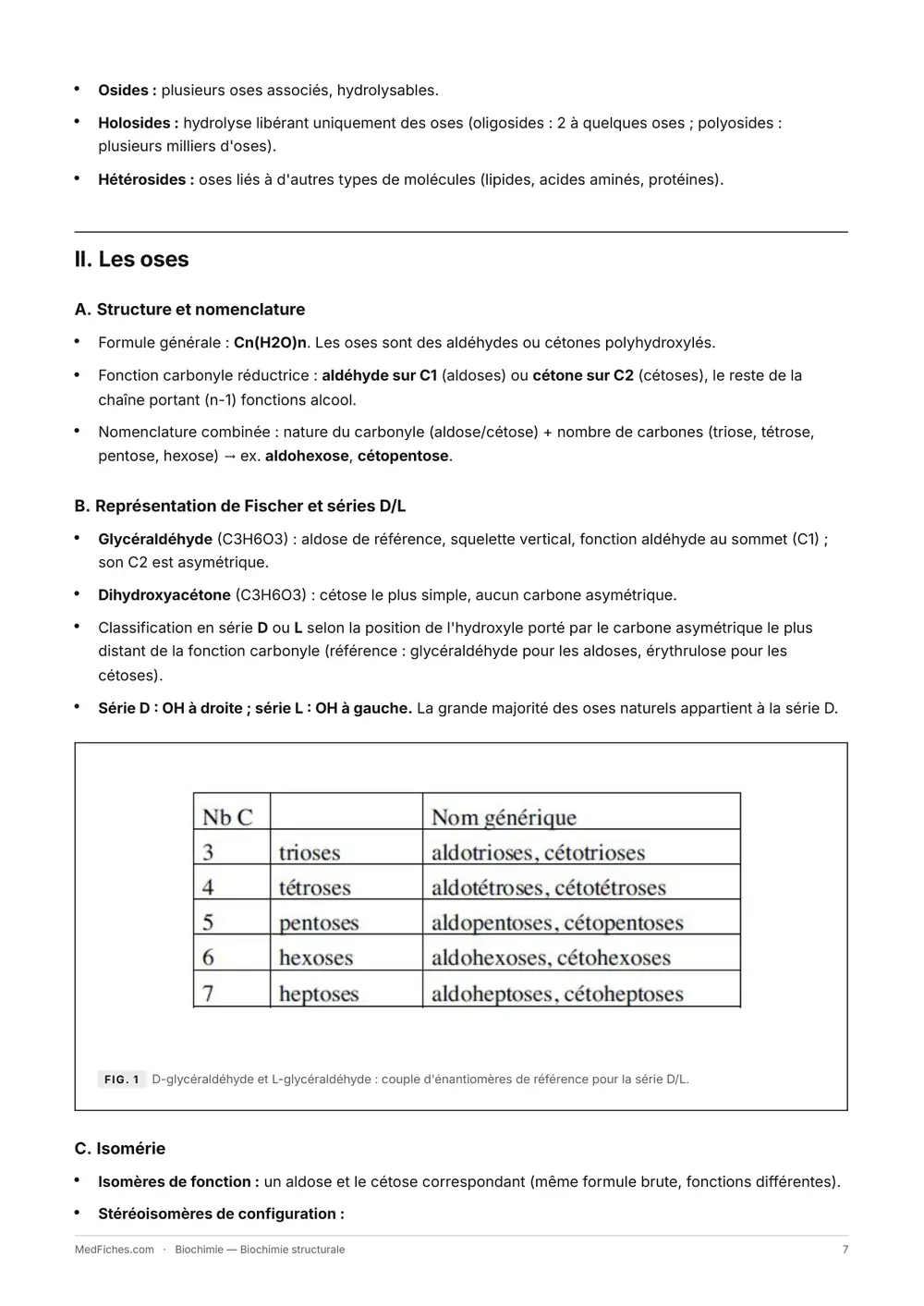 Biochimie, Biochimie structurale, page 2