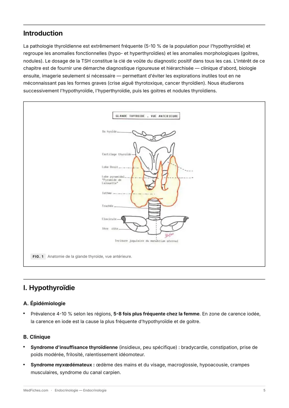 Endocrinologie, Début du manuel, page 2