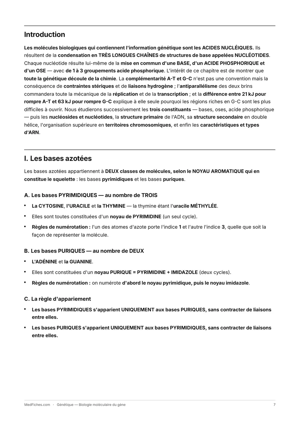 Génétique, Biologie moléculaire du gène, page 3