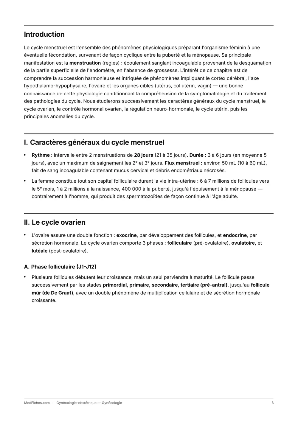 Gynécologie-obstétrique, Gynécologie, page 2