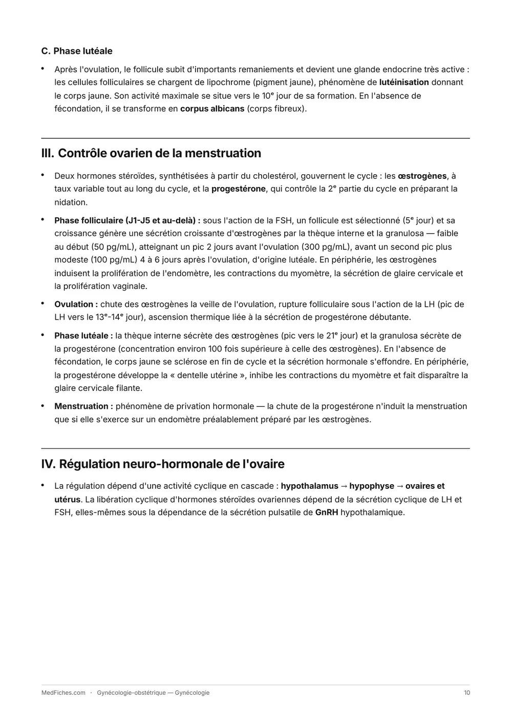 Gynécologie-obstétrique, Gynécologie, page 4