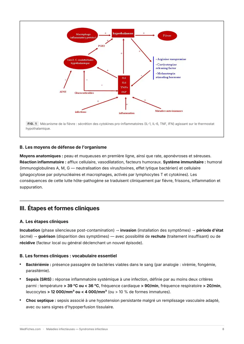 Maladies infectieuses, Syndromes infectieux, page 3