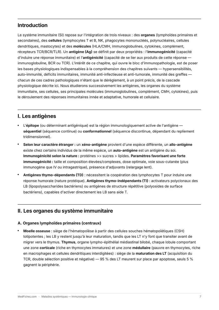 Maladies systémiques, Immunologie clinique, page 2
