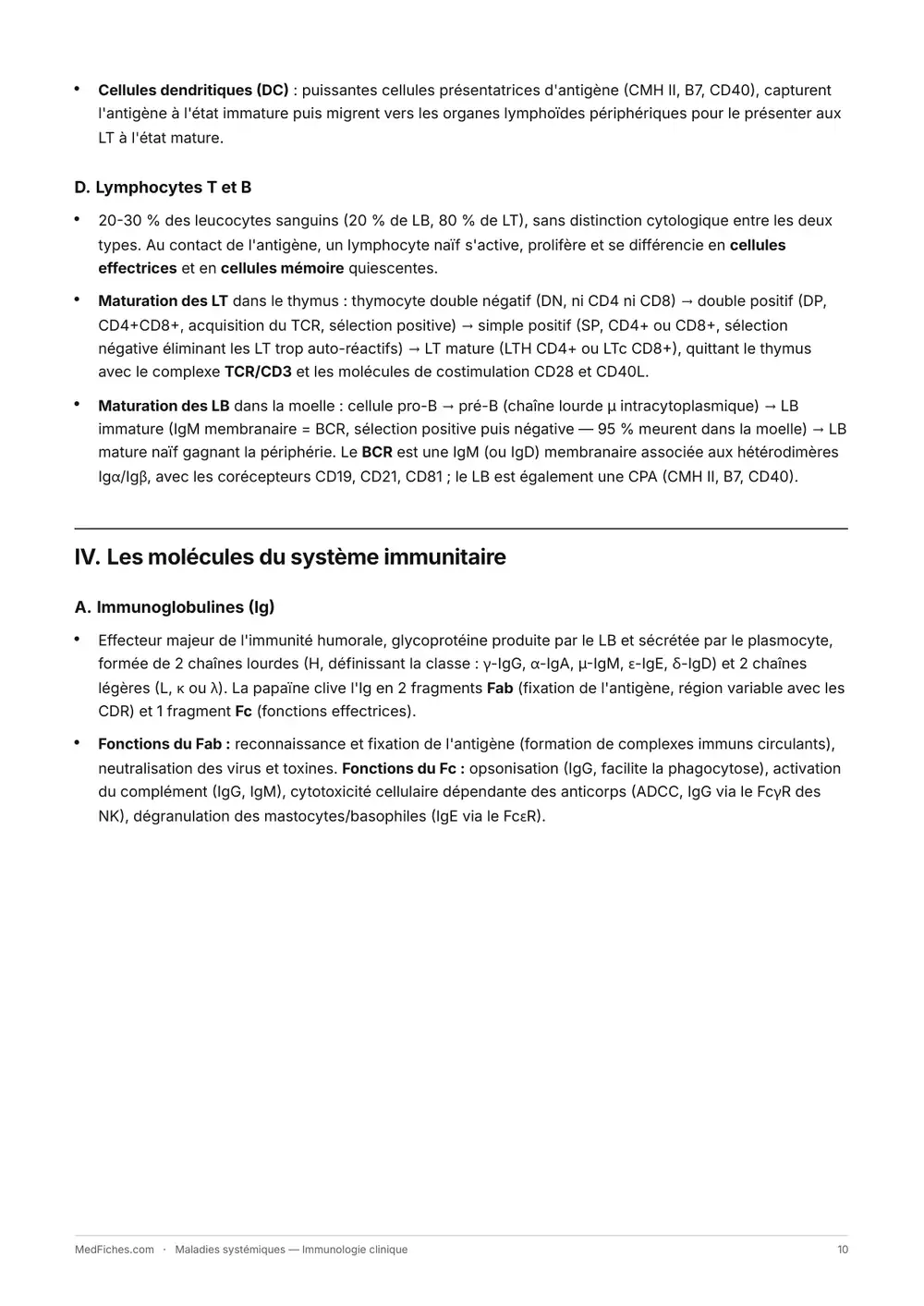 Maladies systémiques, Immunologie clinique, page 5