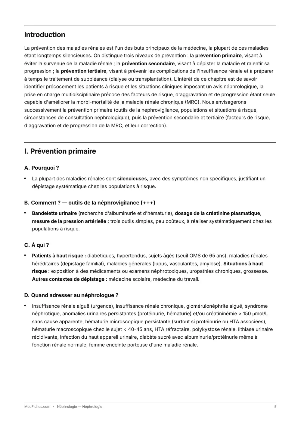 Néphrologie, Début du manuel, page 2