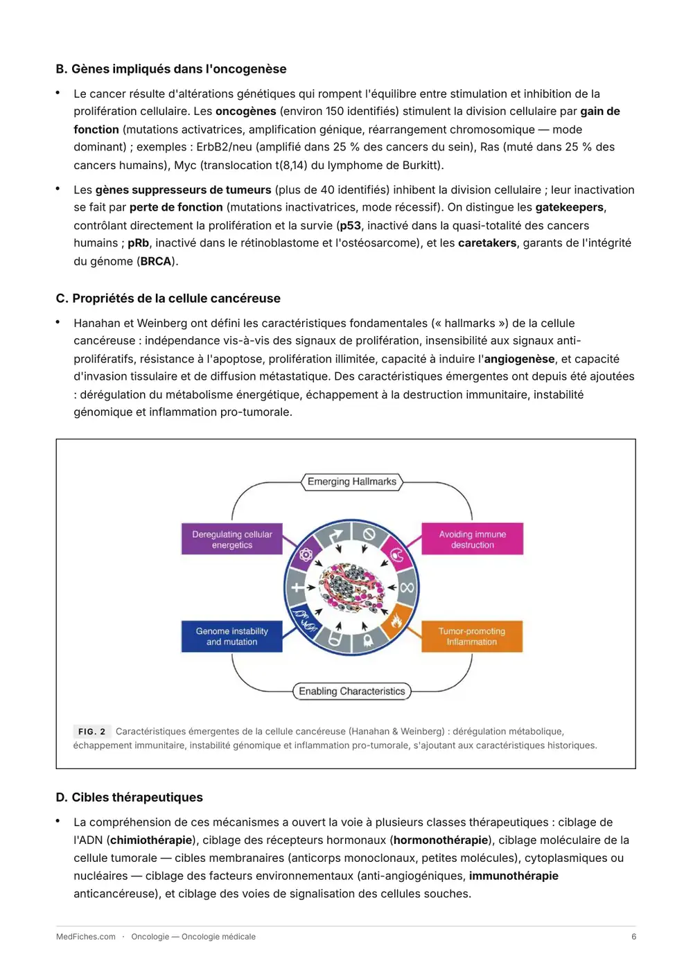 Oncologie, Début du manuel, page 3