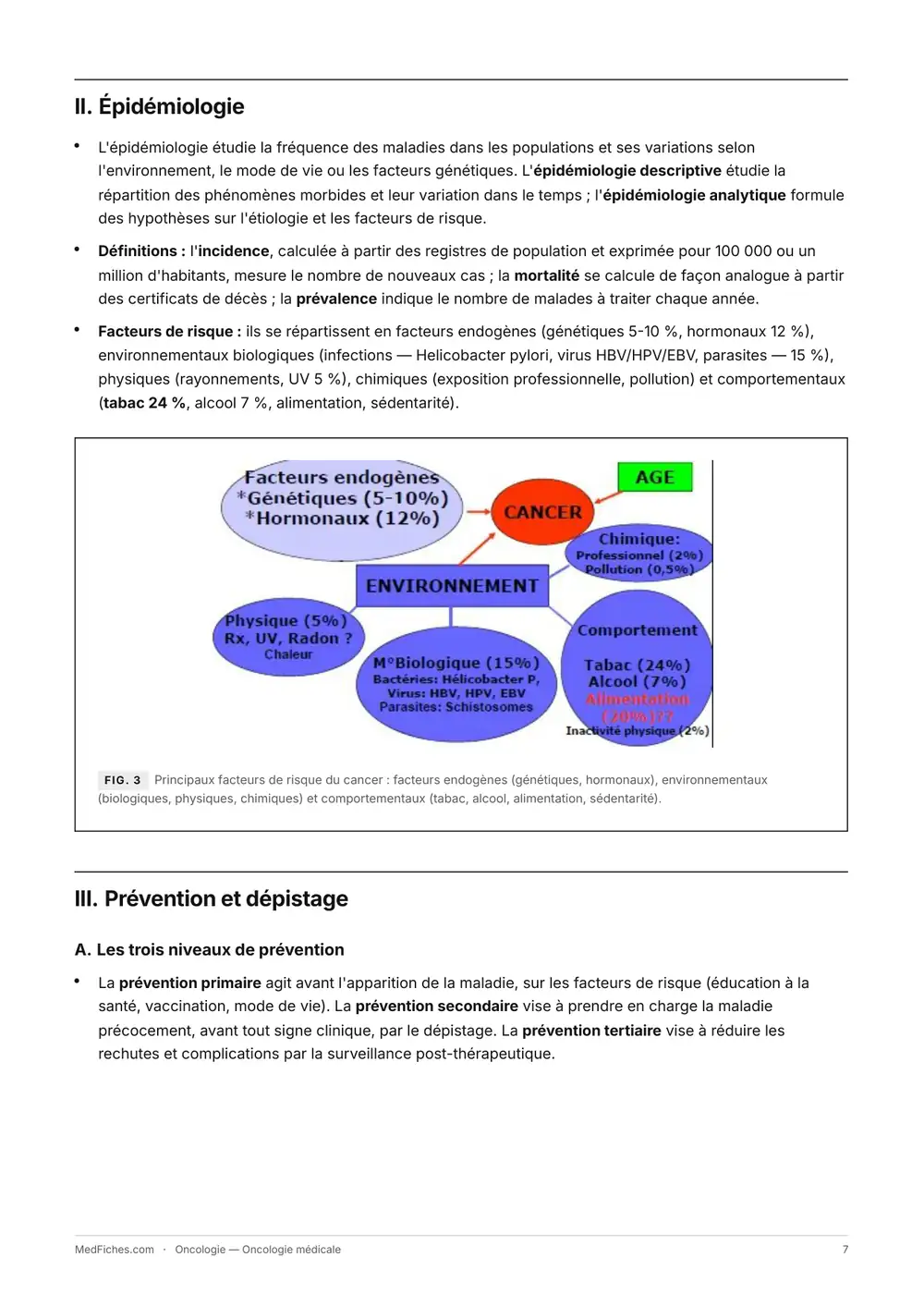 Oncologie, Début du manuel, page 4