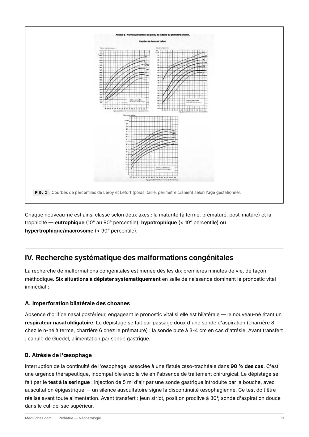 Pédiatrie, Néonatologie, page 4