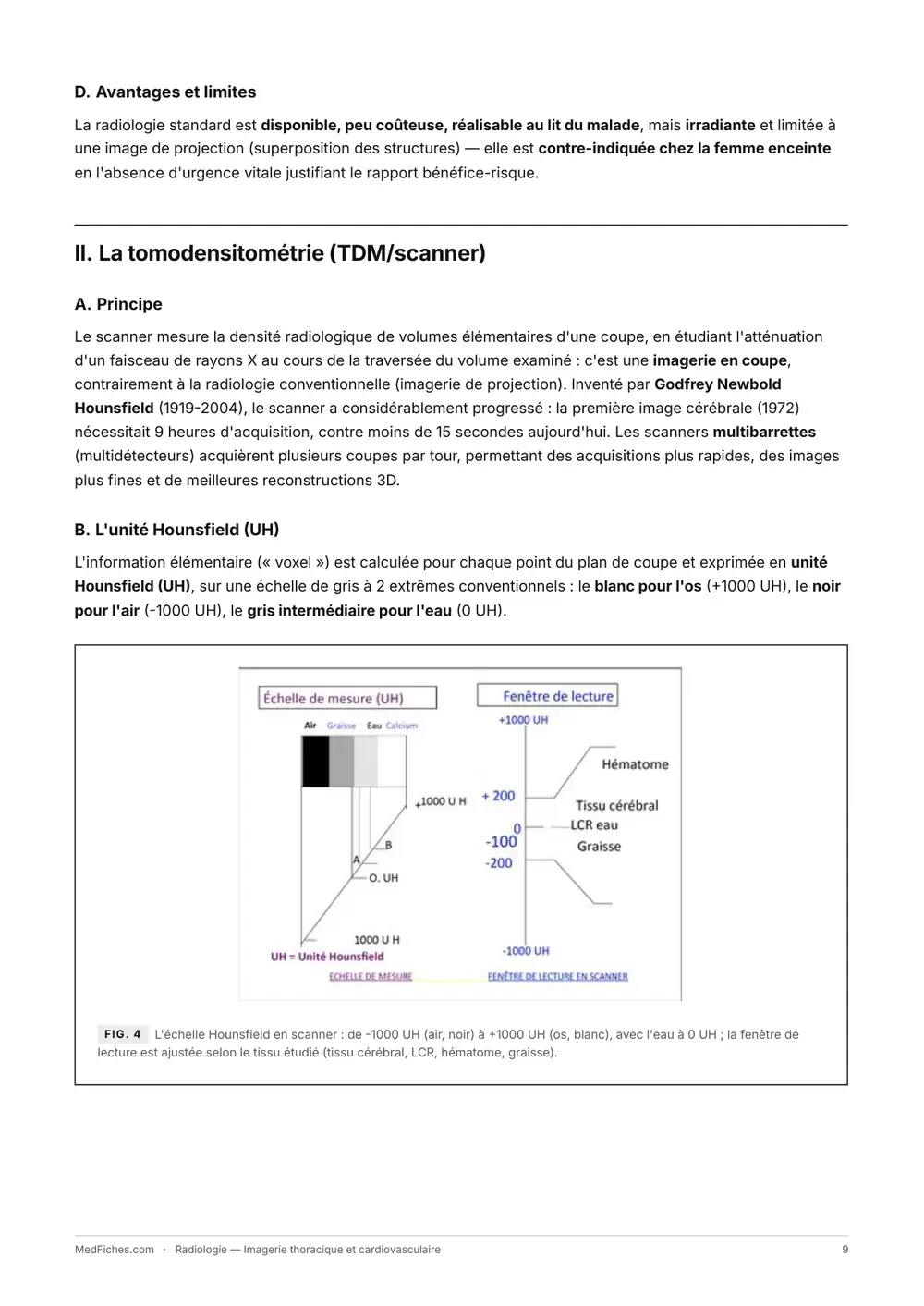 Radiologie, Imagerie thoracique et cardiovasculaire, page 4