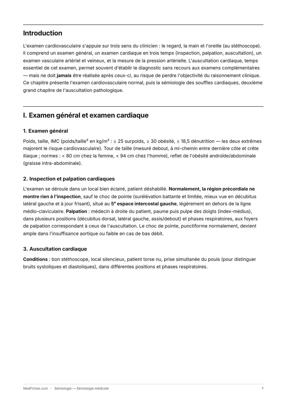 Sémiologie, Sémiologie médicale, page 2