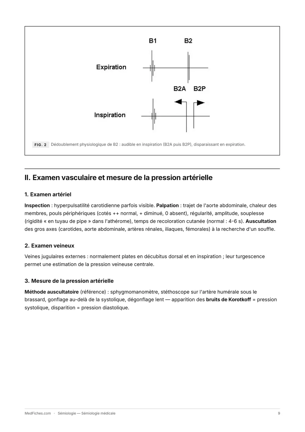 Sémiologie, Sémiologie médicale, page 4
