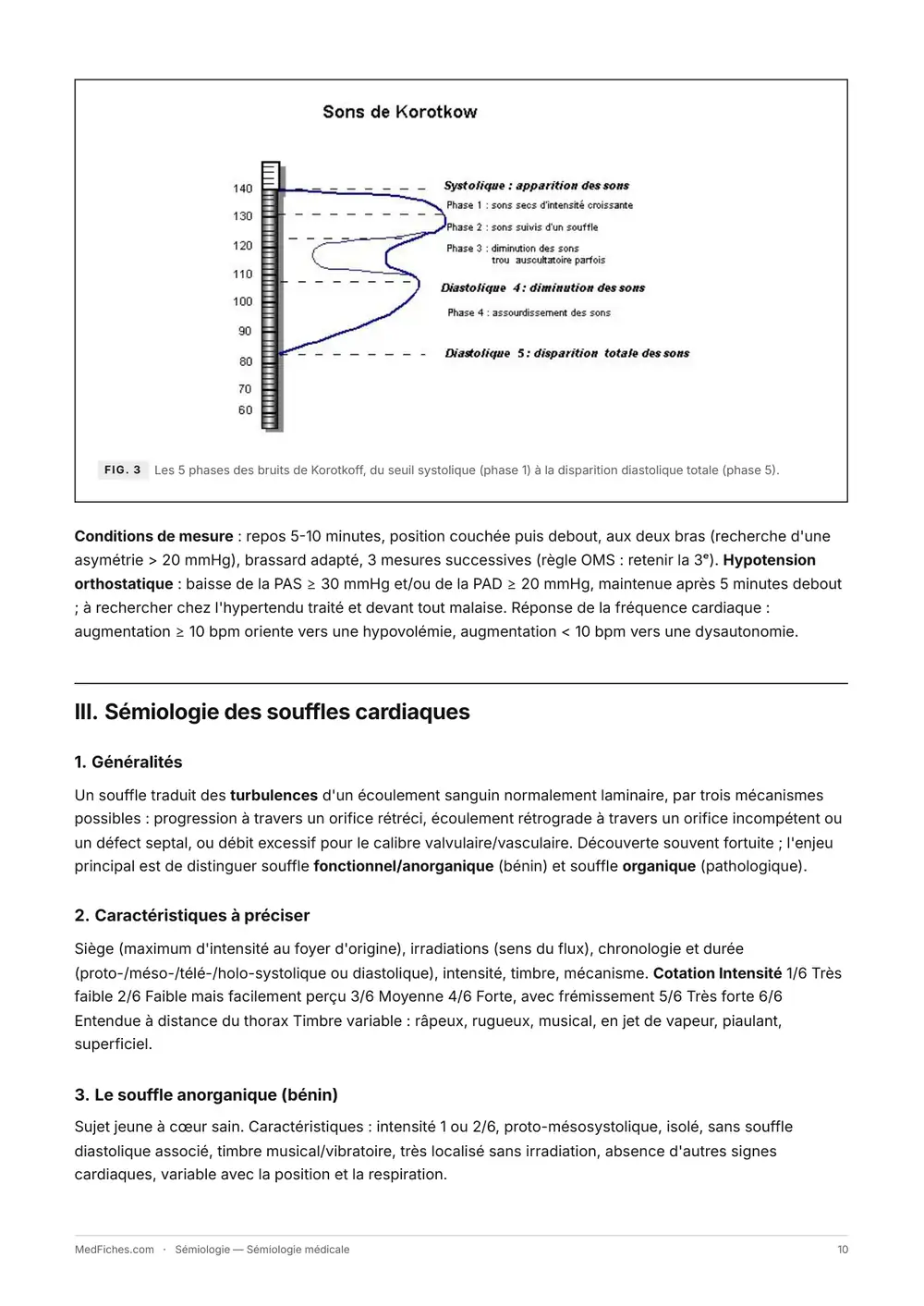 Sémiologie, Sémiologie médicale, page 5